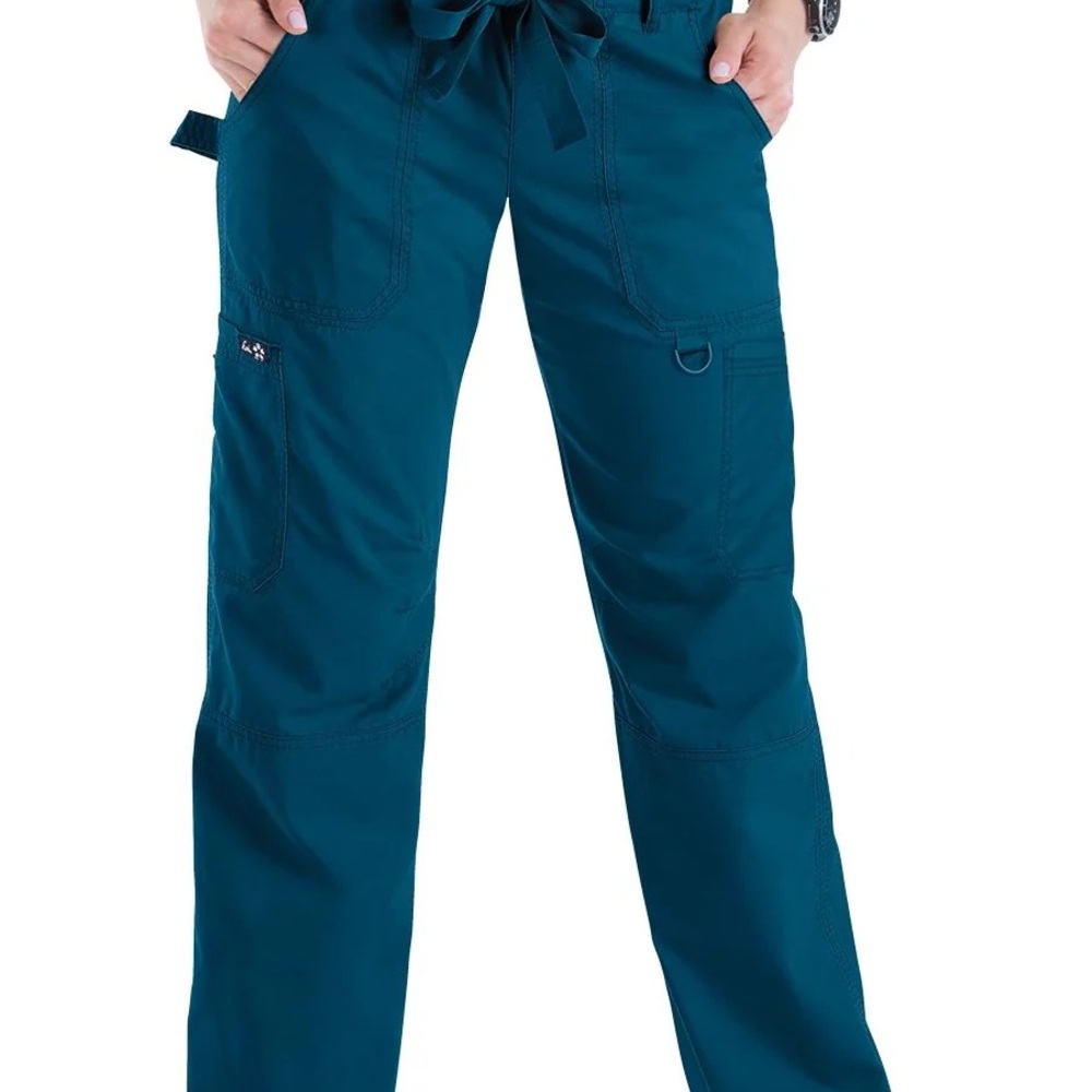 Caribbean Blue koi Lindsey Scrub Pants